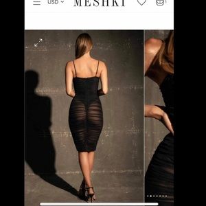 Meshki Cora dress black medium